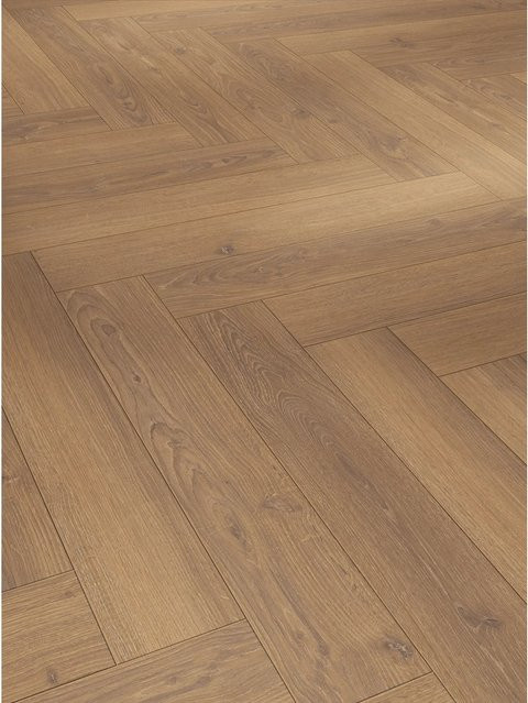 Parador Trendtime 3 Laminat Eiche Studioline Fischgrät Honig 8 mm - Bild 1