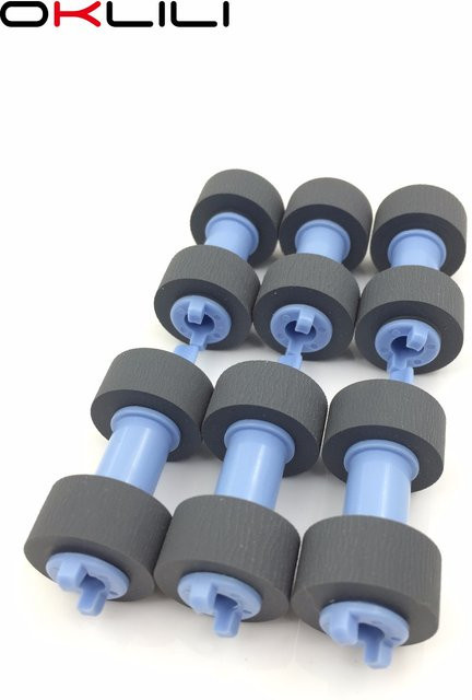 6er-Set X JAPAN RG399 Pickup Roller für Dell Drucker Dell 3110cn 3115cn 3130cn 5130cdn C2660dn C2665dnf C3760dn C3760n C3765dnf in Grau - Bild 1