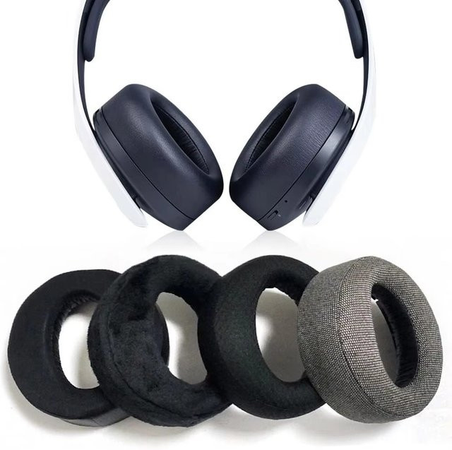 Sony Ersatz Ohrpolster für PlayStation PS5 Pulse 3D Wireless Headset aus Memory Foam in Schwarz - Bild 1