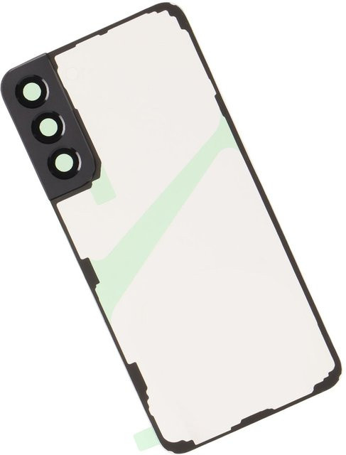 Samsung Galaxy S22+ Plus Rückglasabdeckung mit Handy-Ständer in Transparent und Schwarz - Bild 1