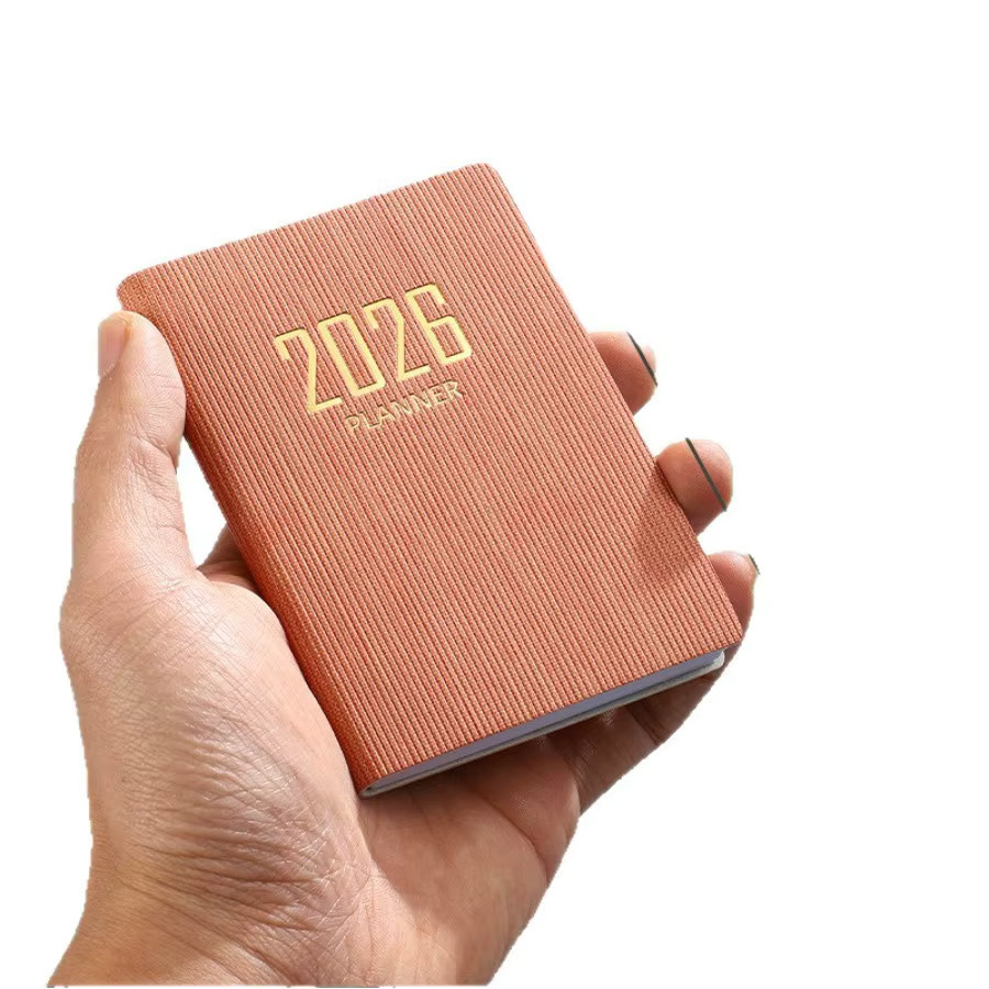 HUALIWEN Planbuch 2026 in Weiß, A7 Wochenkalender und Tagesplaner als kompaktes Softcover-Taschenbuch - Bild 3