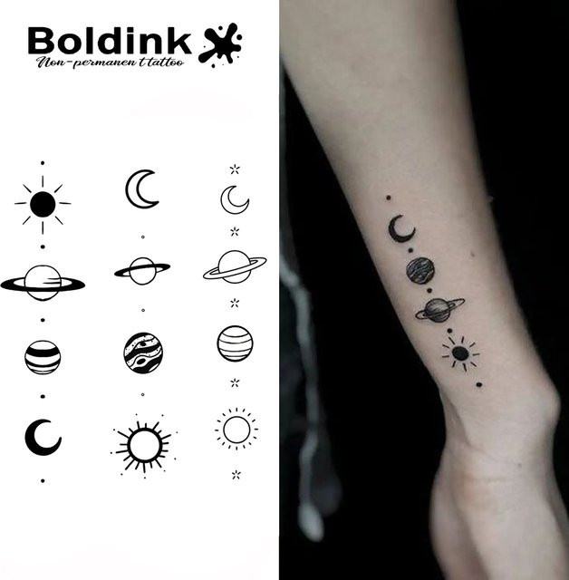 Bold ink Temporäre Tätowierung, wasserdicht, semi permanent - Bild 1