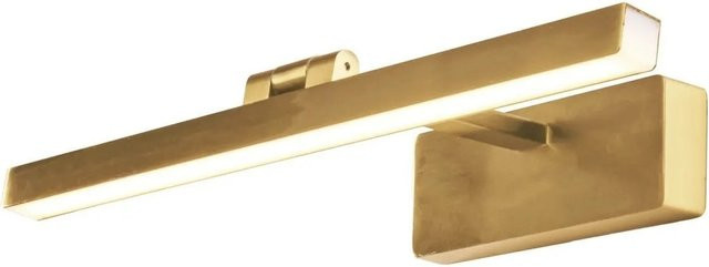 Licht-Erlebnisse LED Bilderleuchte in Messing mit Schalter, Warmweiß 3000 K, Breite: 39 cm - Bild 1