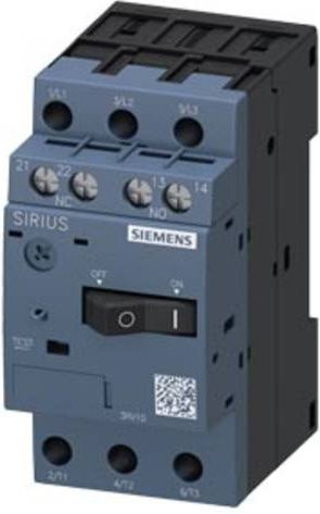 Siemens 3RV1011-0AA15 Leistungsschalter in Grau mit einem Einstellbereich von 0,11 - 0,16 A und einer maximalen Schaltspannung von 690 V/AC - Bild 1