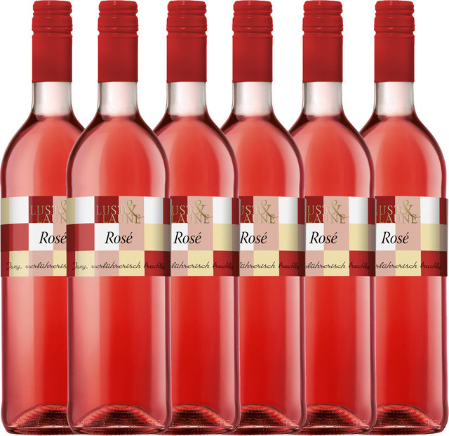 Lust & Laune Roséwein QbA 6 x 0,75 l - Bild 1