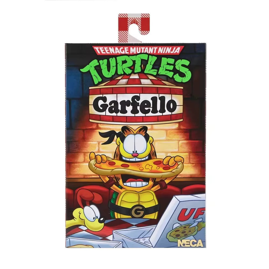 NECA The Teenage Mutant Ninja Turtles X Garfield Ultimate Garfello & Odie, Actionfigur, 7-Zoll-Modellpuppe - Bild 2