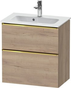 Duravit Waschtischunterschrank D-Neo Compact in Braun, wandhängend, B/T/H: 62,5 x 37,2 x 61 cm - Bild 1