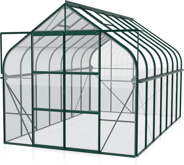 Vitavia Gewächshaus Diana 11500 in Smaragd Grün mit 11,5 m² Fläche und 3 mm ESG-Glas - Bild 1