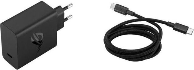 ASUS ROG 65W USB-C Netzteil in Schwarz mit 1,2 m Kabel - Bild 2