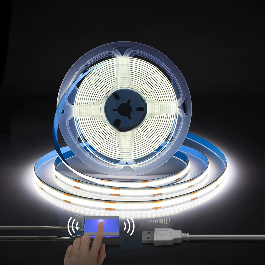 AIMENGTE LED Touch Dimmschalter für Badezimmerspiegel, 5V USB Anschluss, Weiß - Bild 6