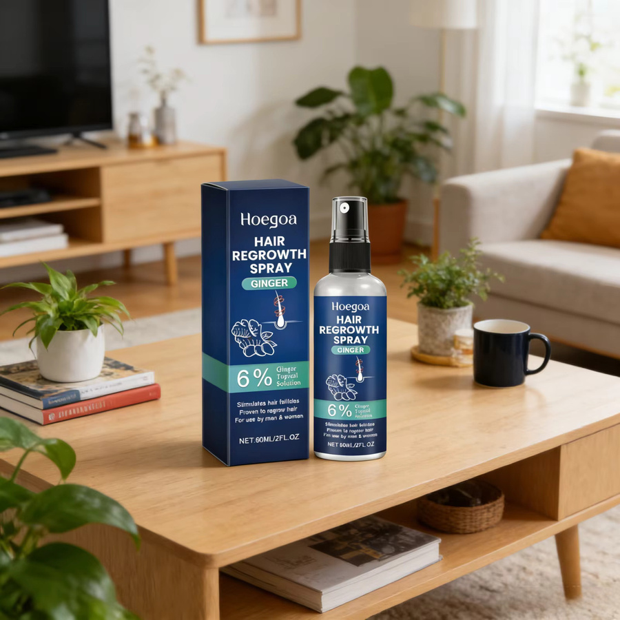 Hoegoa Haarwuchs-Spray, 60 ml, Damen, für strapaziertes Haar - Bild 3