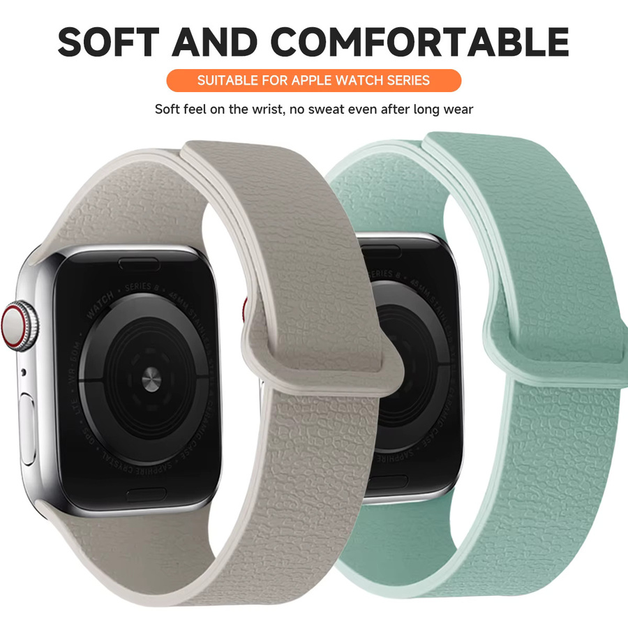 FancyWrist Uhrenarmband Silikon, Litschi-Muster, Apple Watch Ultra - Bild 3