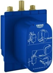 Grohe UP-Einbaukörper Eurosmart CE mit thermostatischem Sensor-Mischer und 6 V Li-Batterie in Blau - Bild 1