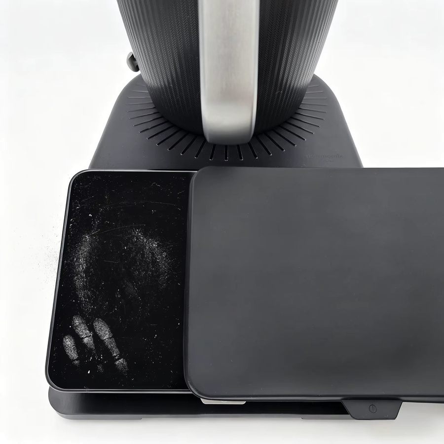 Vorwerk Thermomix TM7 Enhanced Shield Schutz aus gehärtetem Glas mit Silikonabdeckung in Schwarz - Bild 2