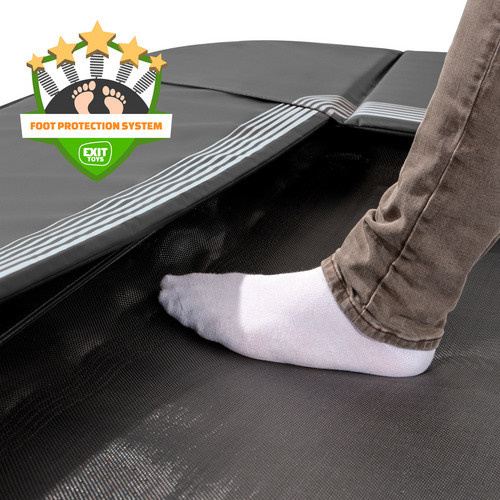 EXIT Toys InTerra ebenerdiges Sport-Trampolin Schwarz B: 366 cm, T: 244 cm - Bild 4
