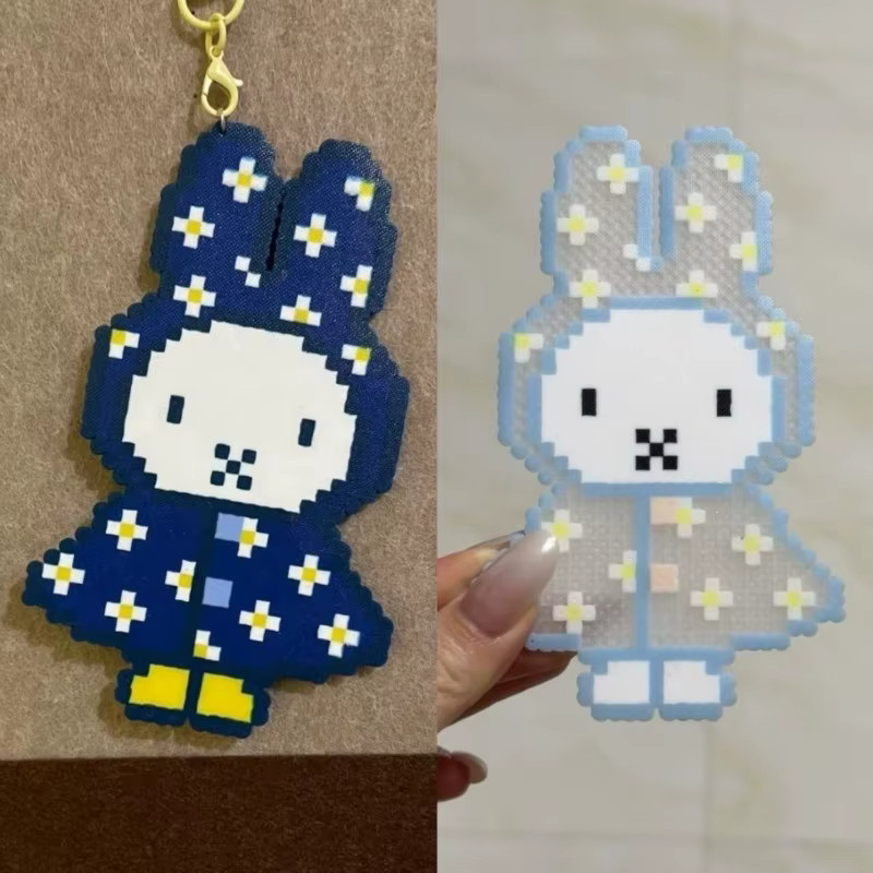 Miffy Acryl-Schlüsselanhänger, Cartoon Rucksack-Dekorationsanhänger - Bild 1