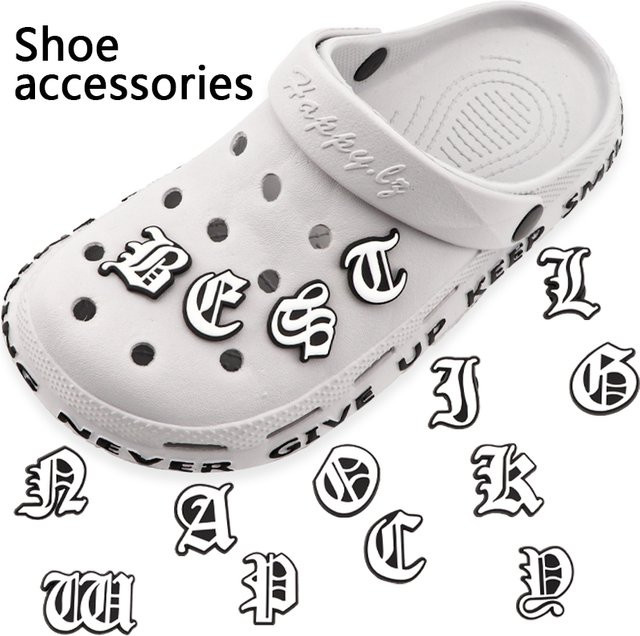 Maxun Alphabet-Schuh-Charms, Buchstaben-Dekoration - Bild 1