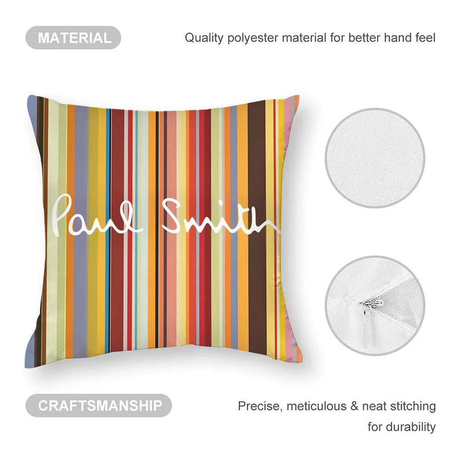 S-Smith Mode P-Paul Kissenbezug aus weichem Plüschstoff in Multicolor mit doppelseitigem Druck - Bild 5