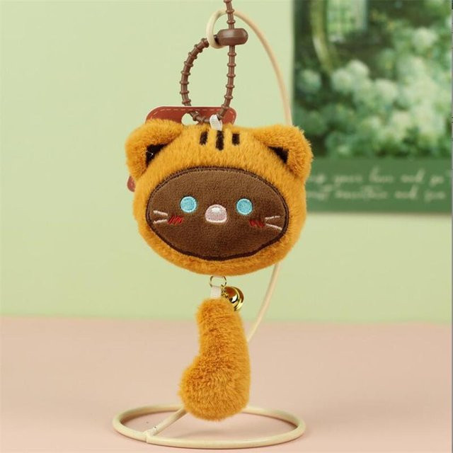 Kidsly Nette Glocke Katzen Anhänger, Plüsch Spielzeug, 1-teiliges Set, ab 6 Jahren - Bild 1