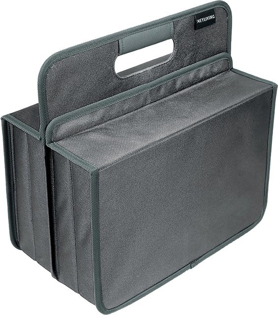 Meyliving Hobbyhelfer Klappbarer Hocker Grau B/T/H: 36,5 x 24 x 19 cm - Bild 1