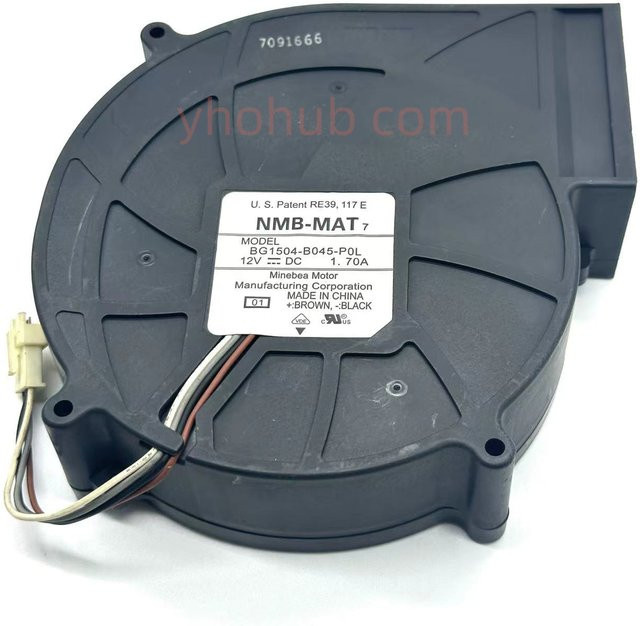 NMB-MAT Server-Lüfter BG1504-B045-P0L DC 12 V 1,70 A Schwarz - Bild 1