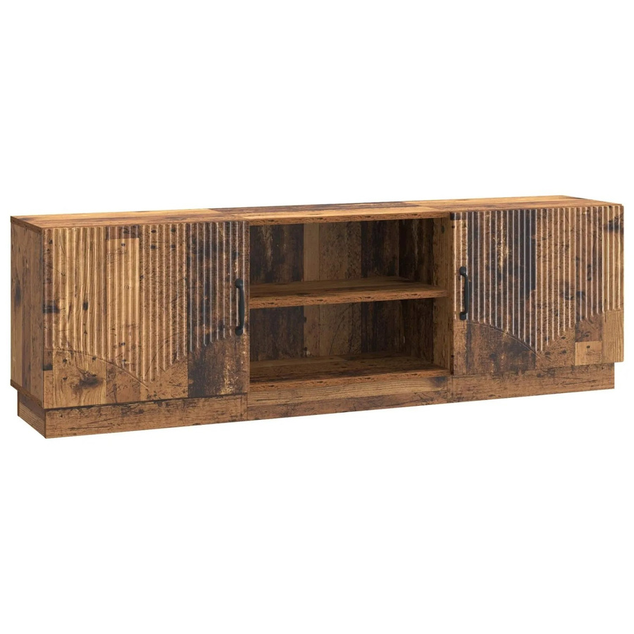 vidaXL TV-Schrank aus Altholz in Braun, B/T/H: 150 x 31 x 47 cm - Bild 2