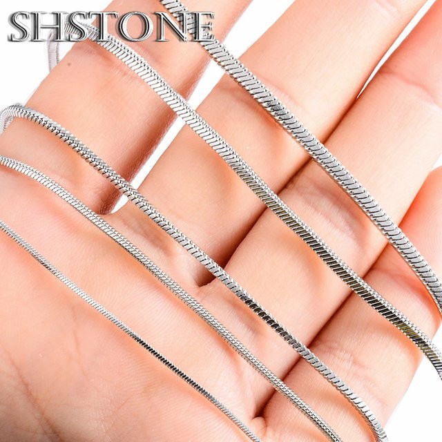 SHSTONE Schlangenkette, 925 Silber, Unisex - Bild 1