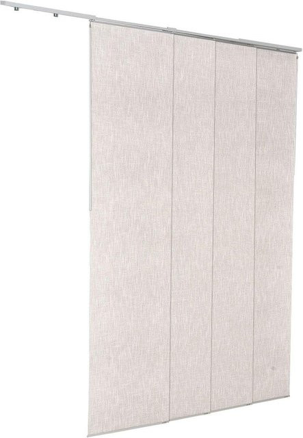 Buying Solutions MB Paneelvorhang mit ausziehbarem Träger, verdunkelnd, Hellgrau, Breite: 116 bis 218 cm - Bild 1