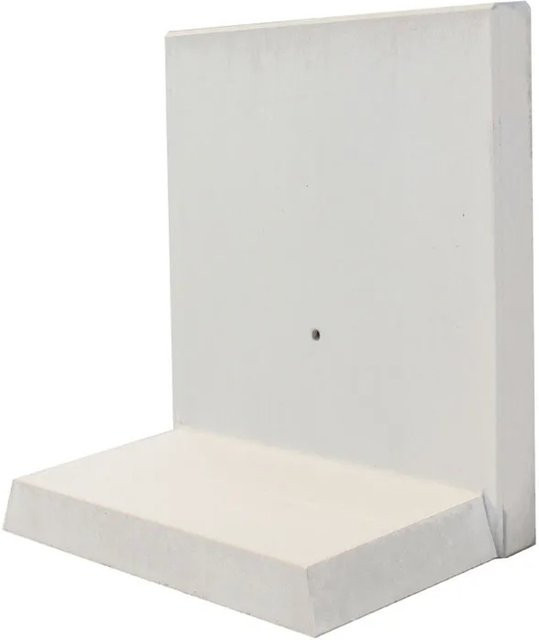 Diephaus L-Stein bewehrt Grau B: 105 cm, T: 100 cm, H: 60 cm, Tiefe: 8 cm - Bild 1