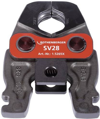 Rothenberger Pressbacke Compact SV28 aus gehärtetem Stahl in Rot - Bild 1