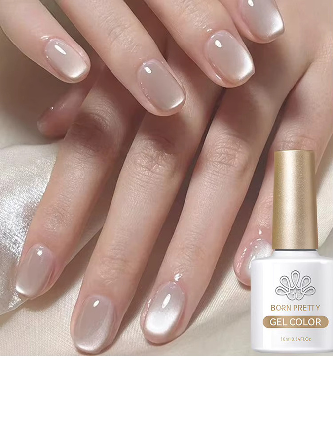 BORN PRETTY Magnetgel-Nagellack Weißer Mondlicht, 10 ml, Schimmernd - Bild 2