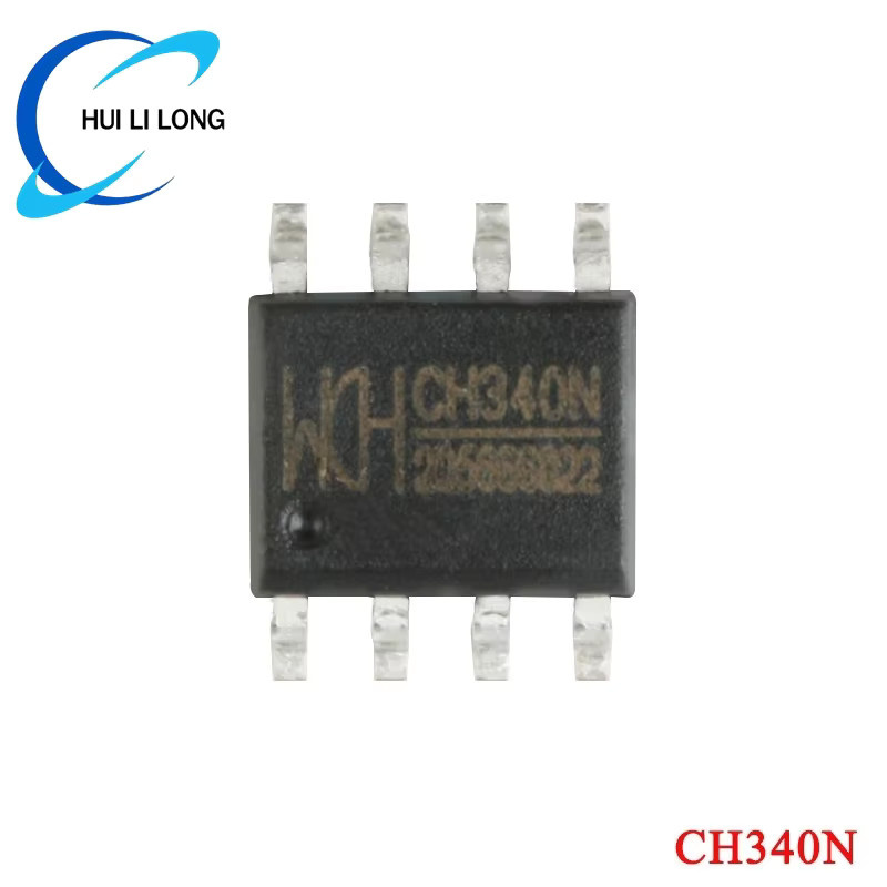10 Stück WCH 340EB36 SMD USB zu Seriell UART Interface Chips in Schwarz - Bild 2