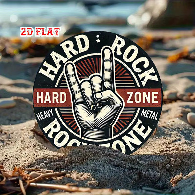 Zone Denmark Heavy Metal Rock Zone Wanddekoration Vintage Paper Poster in Schwarz und Multicolour, Durchmesser: 20 cm - Bild 4