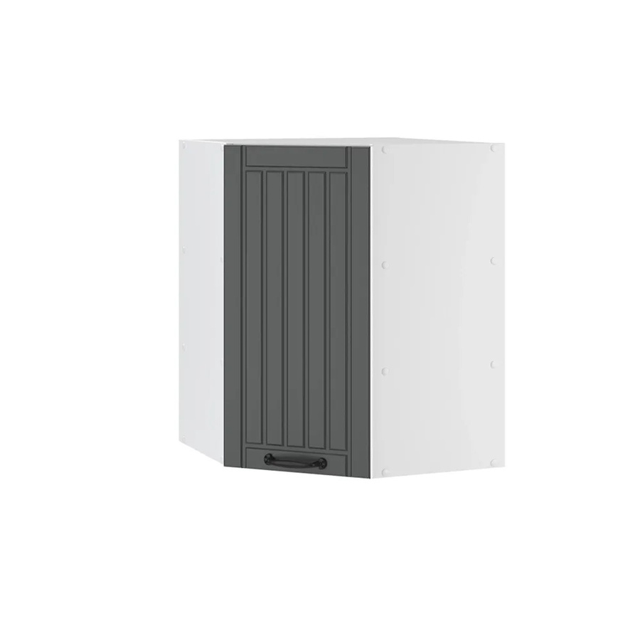Vicco Eckhängeschrank Fame-Line Landhaus Küchenschrank Anthrazit/Weiß Breite: 57 cm - Bild 3