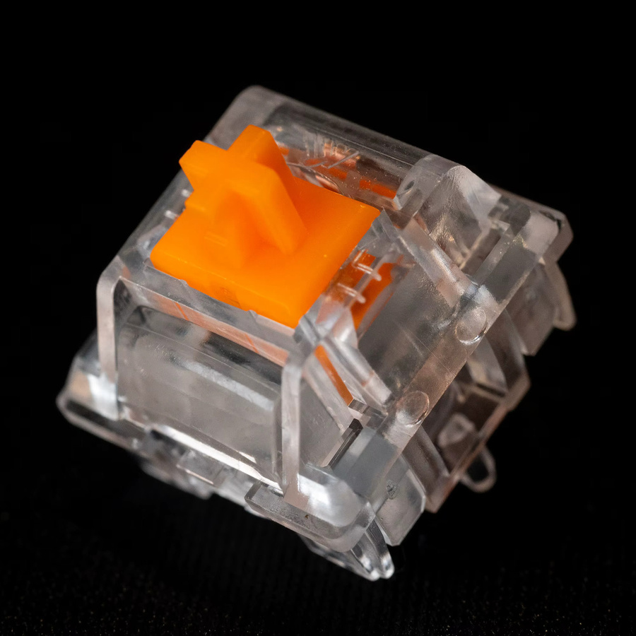 KTT Ice Orange Silent Linear Mechanical Switches für Gaming Tastaturen in Orange mit PC und POM Material - Bild 2