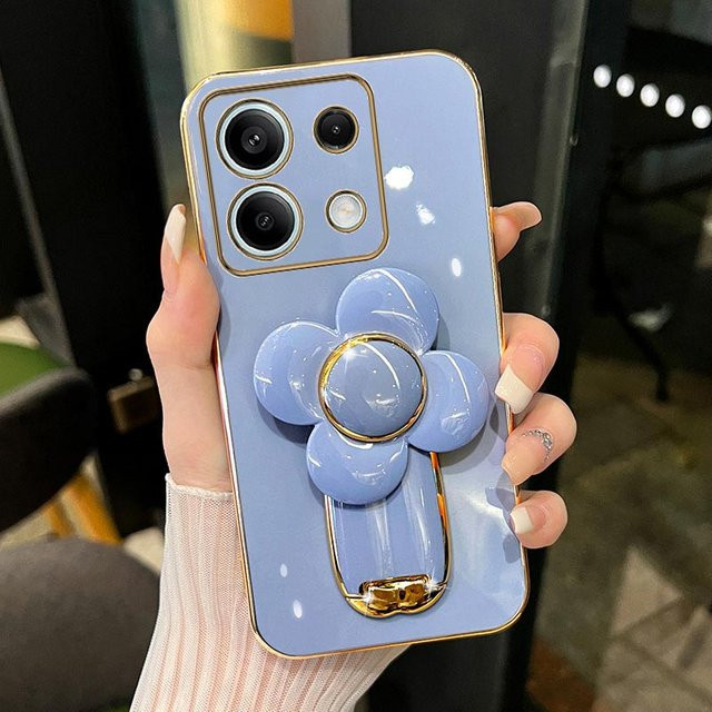 Xiaomi Handyhülle mit kreativer Halterung für Redmi Note 15 Pro, 14 Pro Plus, 13 Pro und weitere Modelle in Weiß oder Blau - Bild 1