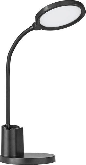 Eglo LED-Tischleuchte Rehamna Schwarz, dimmbar und höhenverstellbar, Durchmesser: 15 cm, Höhe: 55 cm - Bild 1