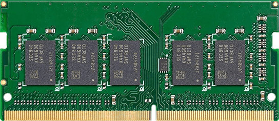 Synology D4ES04-4G 4GB DDR4 SODIMM CL19 2666 MHz Arbeitsspeicher in Grün - Bild 1