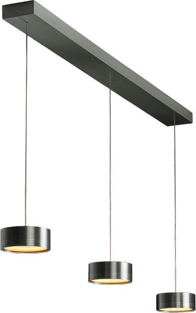 Holtkötter Favor 2053-3 LED-Pendelleuchte 3-flammig in Platin, dimmbar mit dim2warm Technologie (2200 - 2850K) - Bild 1