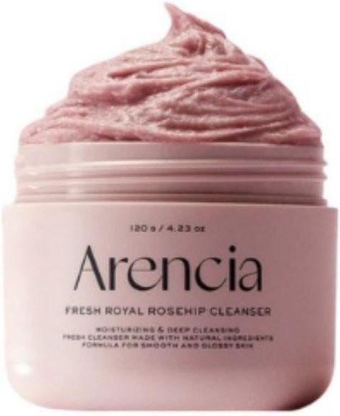 Arencia Rice Mochi Fresh Royal Rosehip Cleanser Reinigungsschaum, 120g - Bild 1