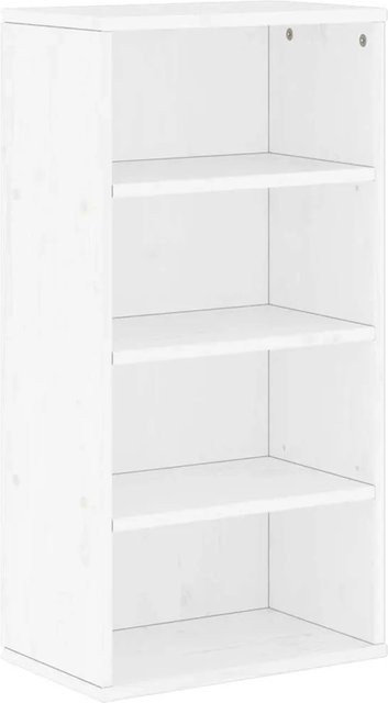 vidaXL Beistellschrank ODDA Weiß aus Massivholz Kiefer, B/T/H: 40 x 24 x 79 cm - Bild 1