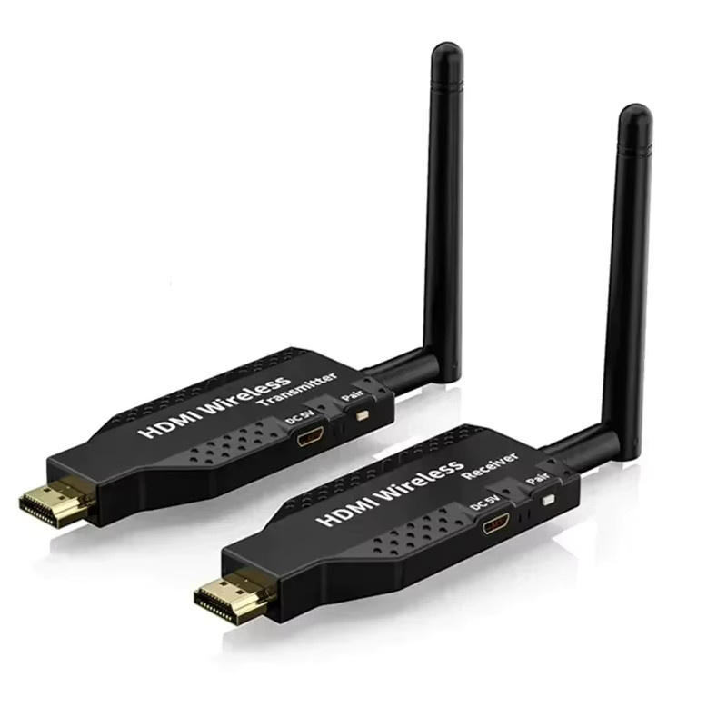 VIKEFON Kabelloser HDMI Audio-Video-Sender-Empfänger-Extender 1080p Full HD in Schwarz für Laptop, PC, PS4 und Projektor - Bild 5