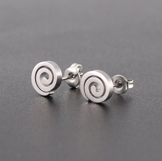 YULIN Ohrstecker Edelstahl, Schwarz, Unisex - Bild 1