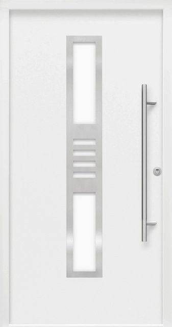 Splendoor Sicherheits-Haustür ThermoSpace Köln Prime RC2 in Weiß mit Glaseinsatz, B/H: 110 x 210 cm, Anschlag Rechts - Bild 1