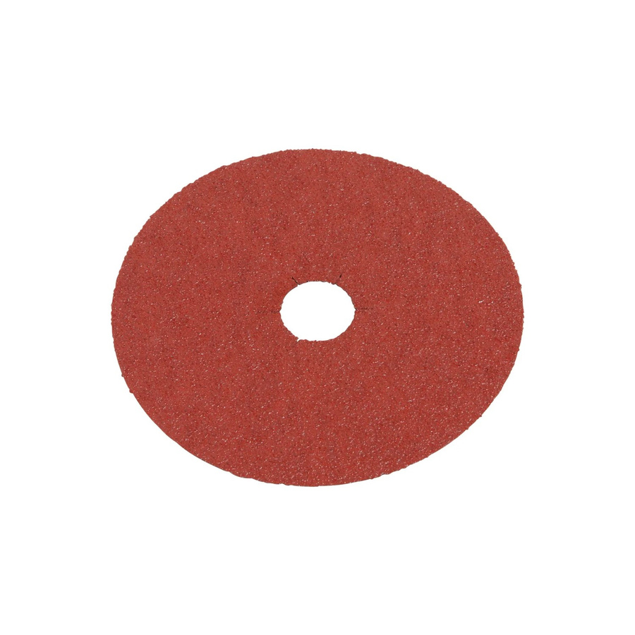 LUX-TOOLS Fiberscheibe für Metall, Durchmesser: 125 mm, Körnung 80, Farbe: Rot - Bild 2