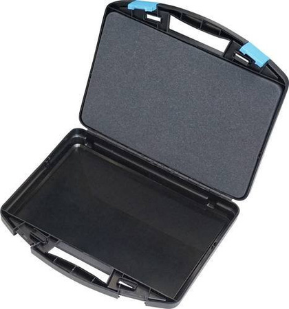 Gedore Kunststoffkoffer schwarz, stapelbar, B: 34,0 cm, H: 7,4 cm, T: 28,6 cm