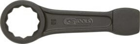KS Tools Schlag-Ringschlüssel aus Chrom-Vanadium in Anthrazit, Länge: 105 mm - Bild 1