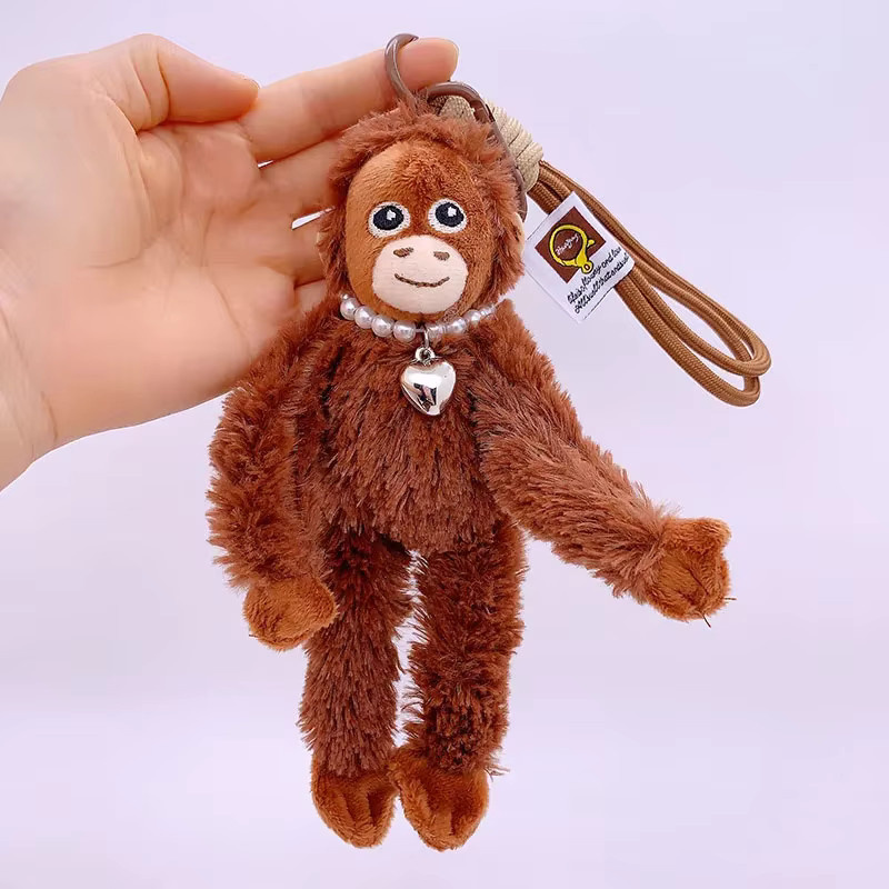 GLJ.CY Affe, Plüschtier-Anhänger, 20cm, Braun - Bild 1