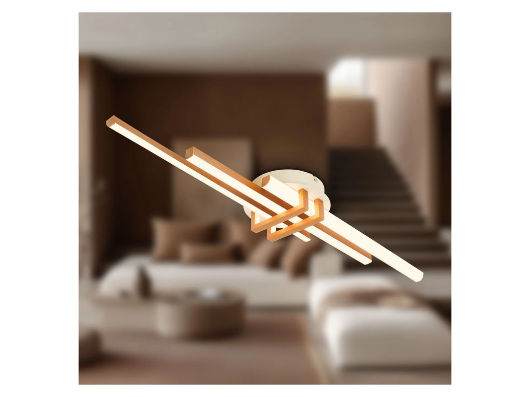 BRILONER LED Deckenleuchte LED Frame Eckprofil mit 3er Stab in Coffee und Warm Grey - Bild 2