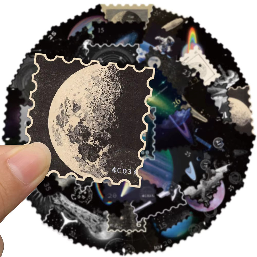 PickJoy Mysteriöse Universum-Aufkleber, 50-teiliges Set, Vinyl, Multicolour - Bild 2